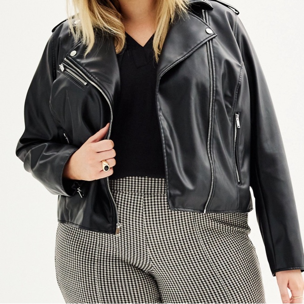 Nine West faux leather jacket